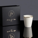 Coffret cadeau luxe Lorenza Di Filippo pour bougie Ivoire Limoges
