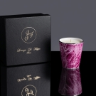 Coffret cadeau luxe Lorenza Di Filippo pour pot à bougie Adélaïde Pourpre