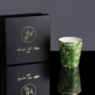 Coffret cadeau luxe Lorenza Di Filippo pour pot à bougie Adélaïde Vert