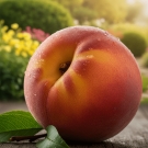 Pêche juteuse, note de fond fruitée du parfum d’ambiance Douceur Hawaïenne