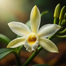 Fleur de vanille, note de fond suave et boisée de la bougie parfumée Pygmalion