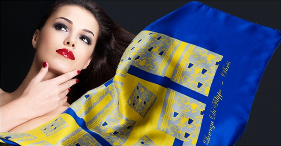 Foulard en soie roulotté main - Modèle Anissa - Lorenza-difilippo.fr Foulard en soie roulotté main - Modèle Anissa - Lorenza-difilippo.fr