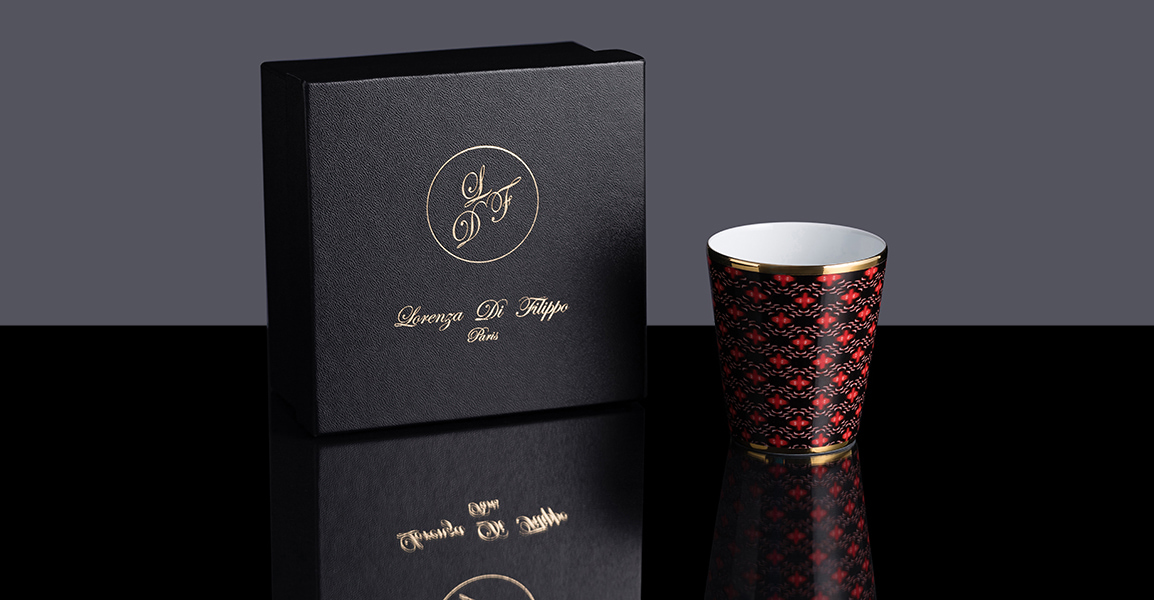 Coffret pot à bougie